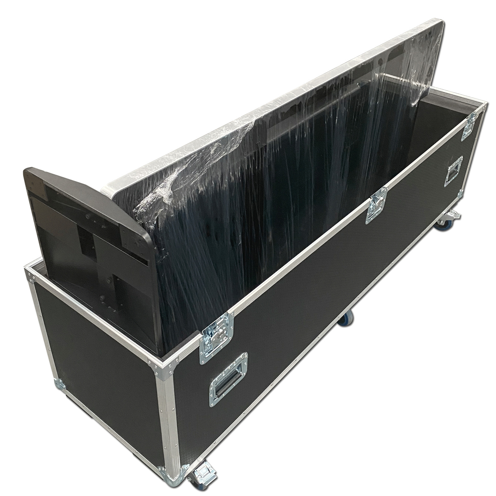 55 Digital Signage Totem Flight Case for Dsign 55 IP65 Freestanding Outdoor 10 Point PCAP Touch Screen